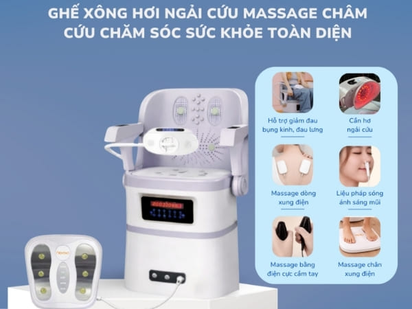 Có Nên Mua Ghế Xông Ngải Cứu Massage Toàn Thân NVS1317 Không